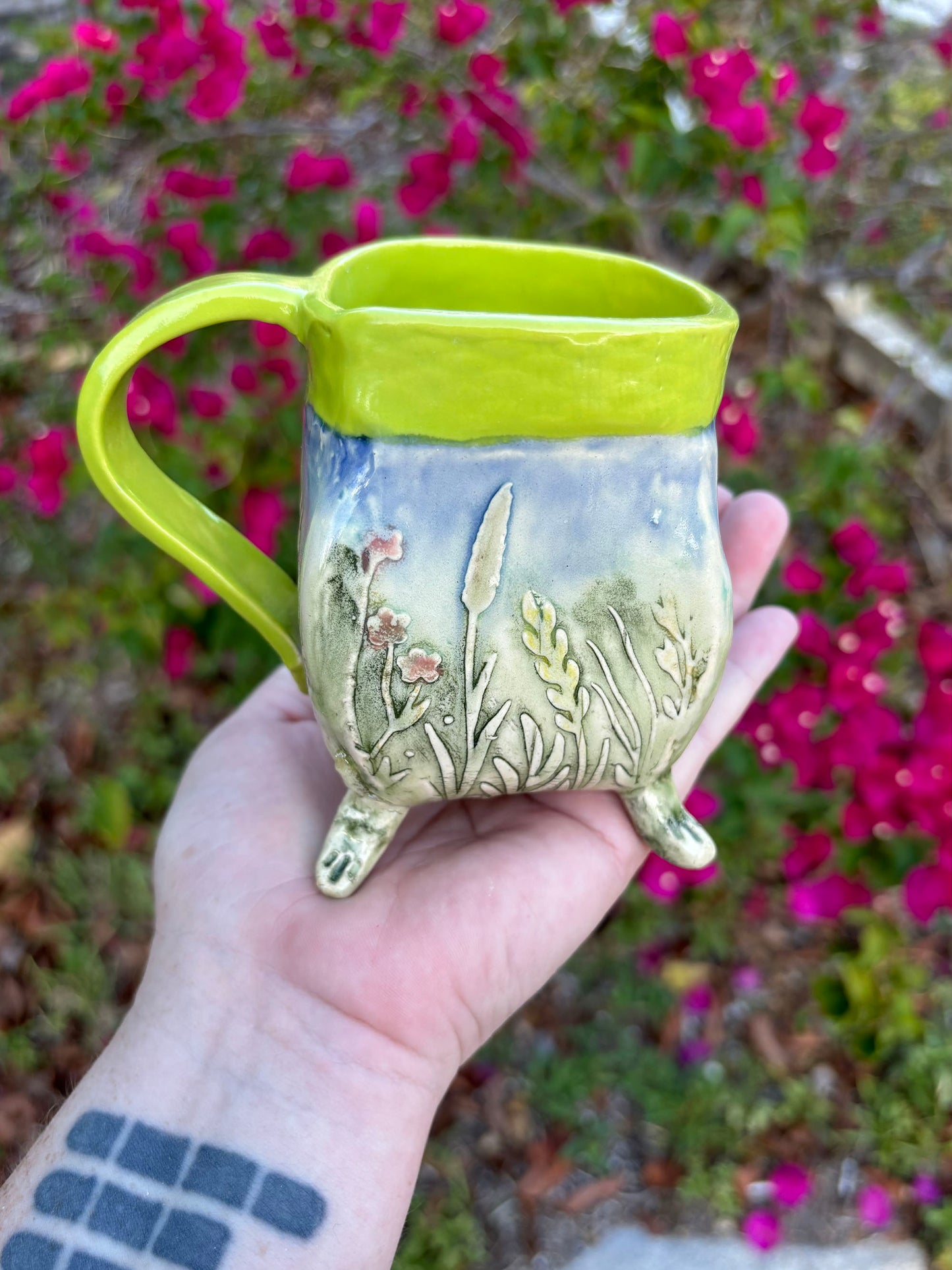 Floral Garden Cottagecore Mug