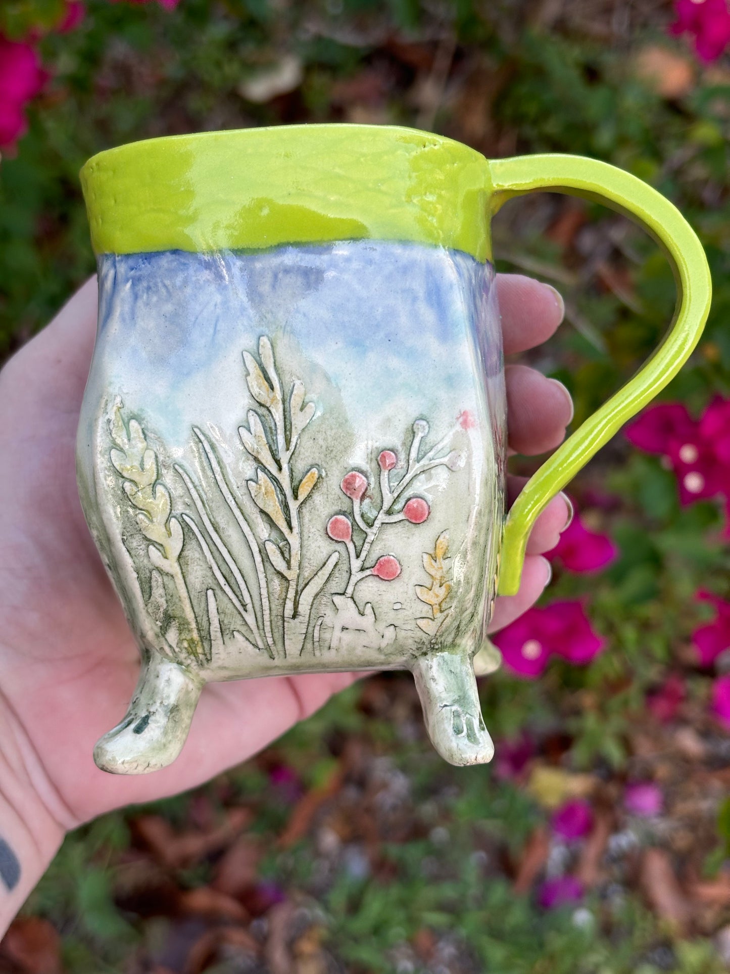 Floral Garden Cottagecore Mug