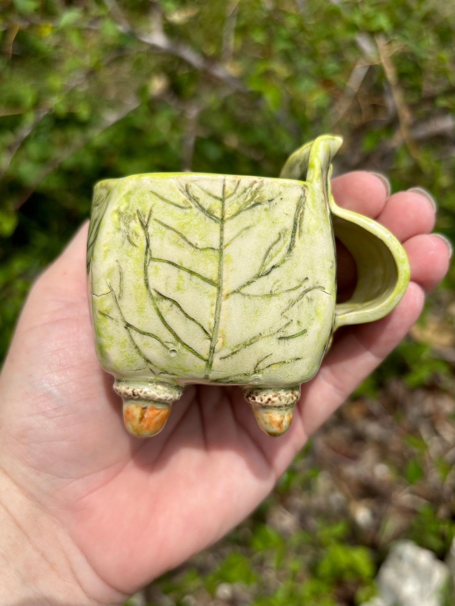 Acorn Leaf Fairy Demitasse Mug