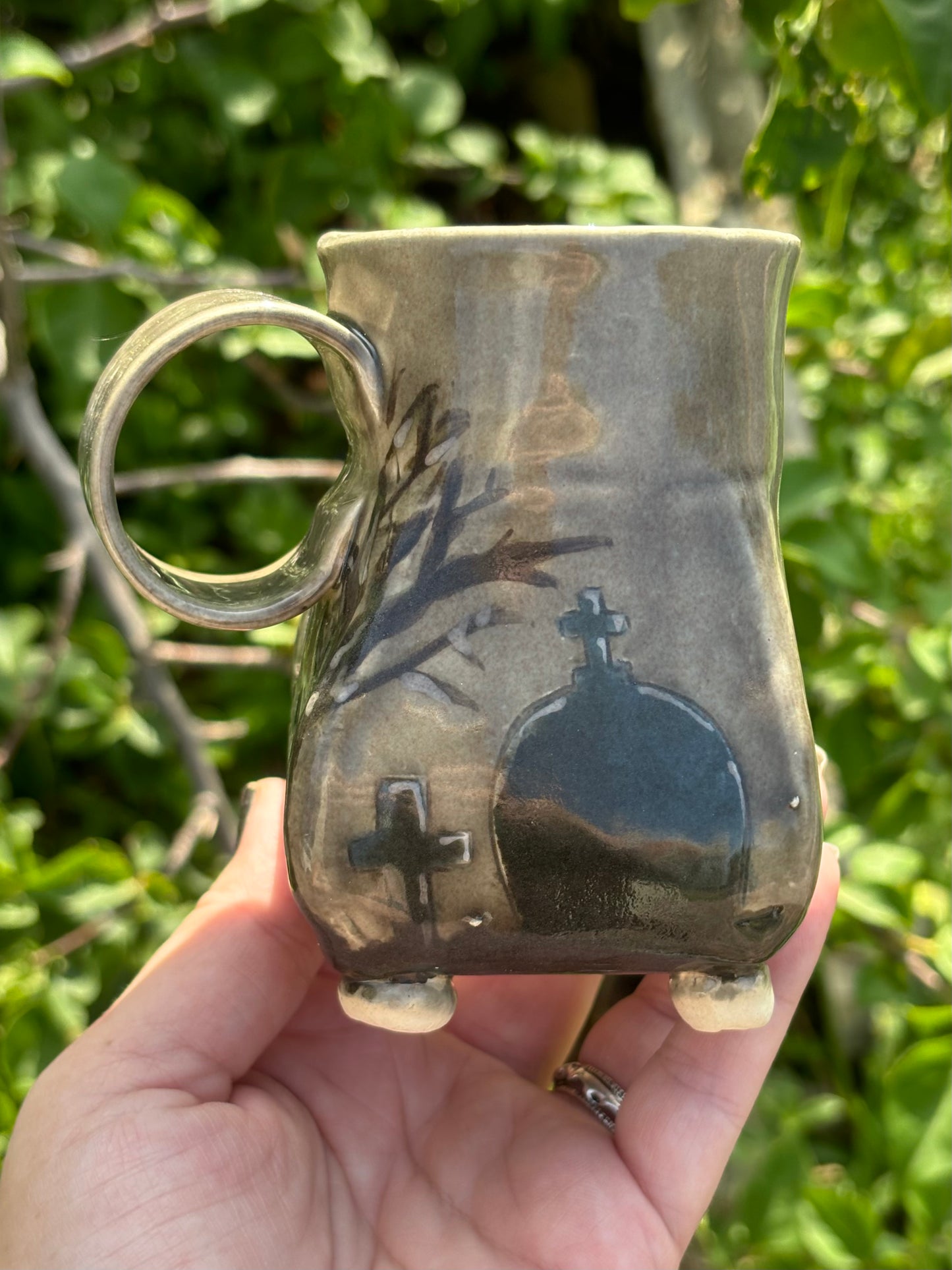 Cottagecore Bell Graveyard Mug