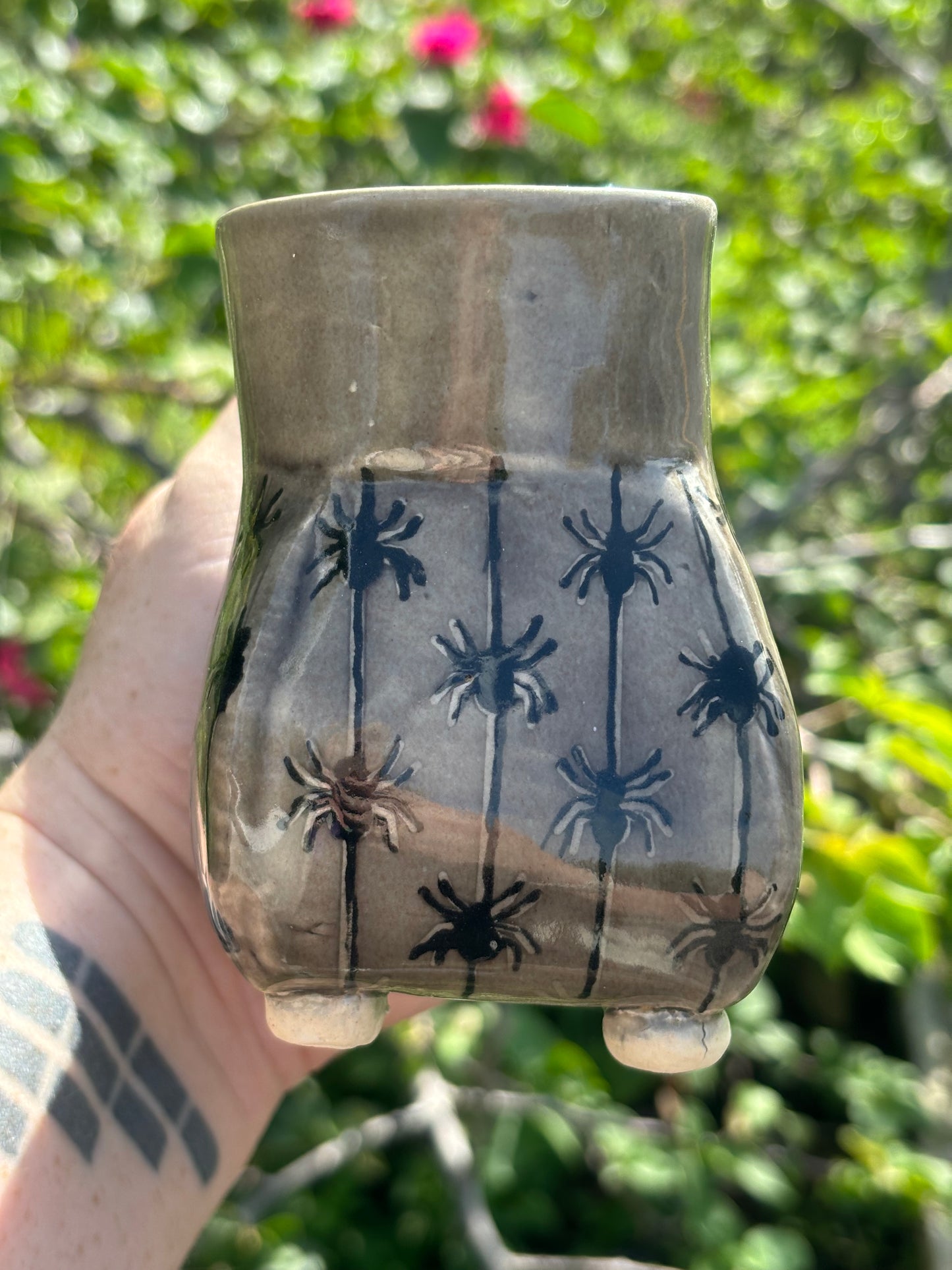 Cottagecore Bell Spider Thread Mug
