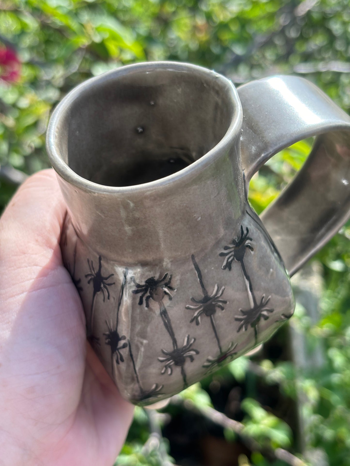 Cottagecore Bell Spider Thread Mug
