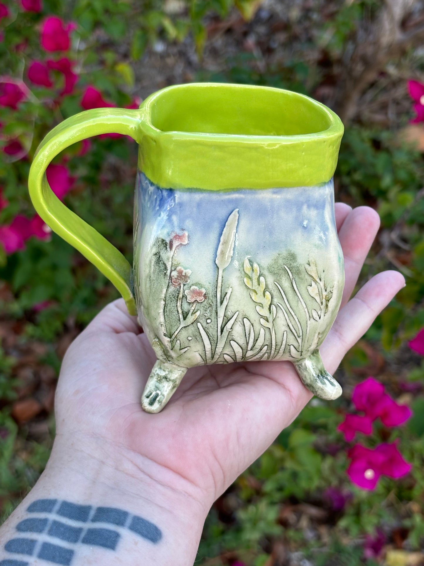 Floral Garden Cottagecore Mug
