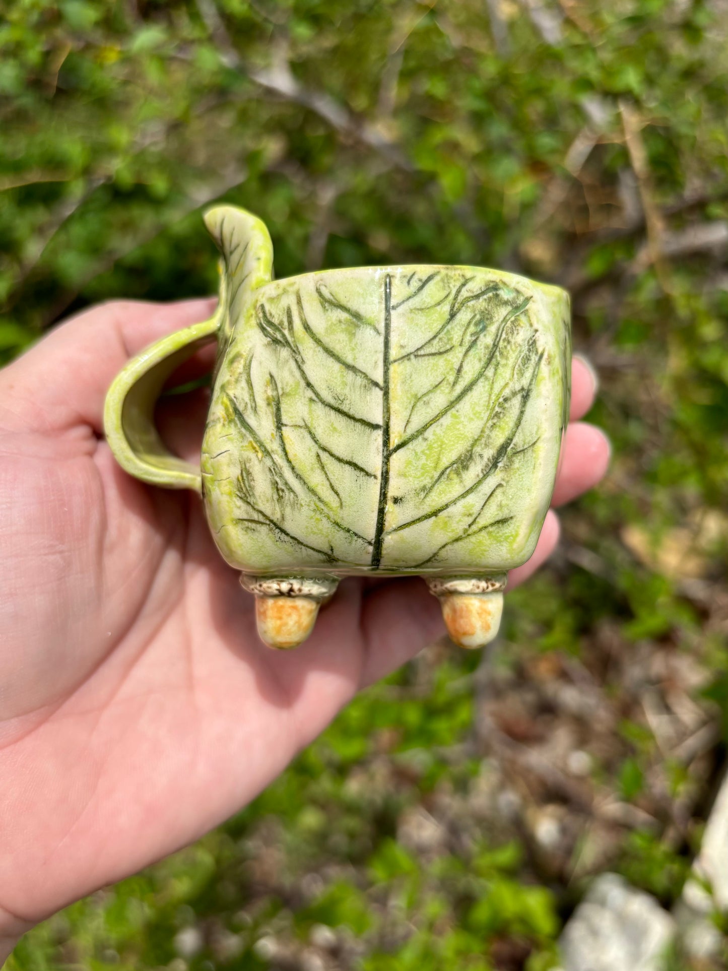 Acorn Leaf Fairy Demitasse Mug