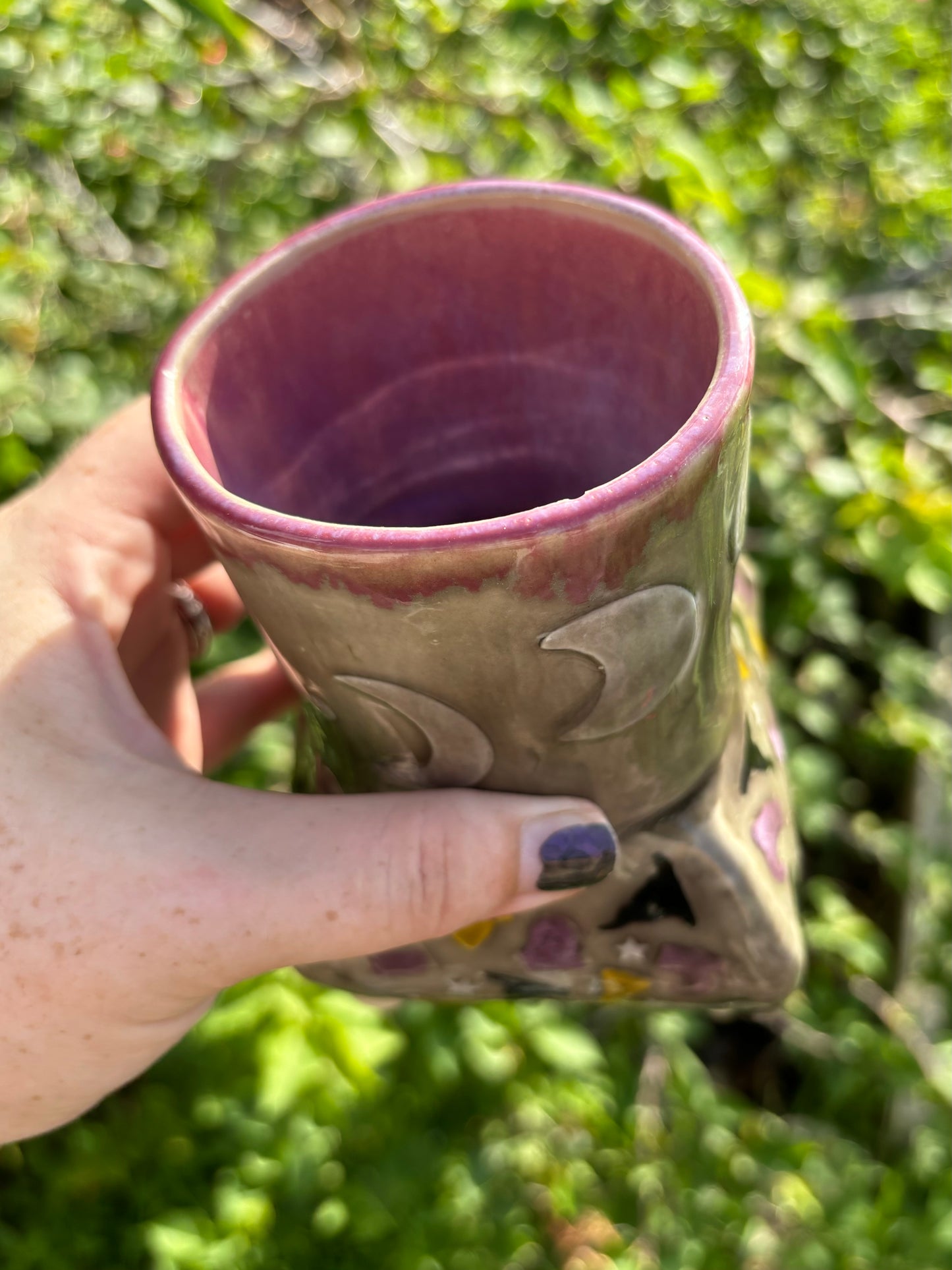 Witchy Vase with Moon Cycles