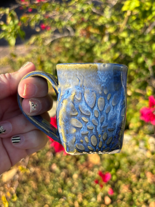 Winter Blue Demitasse Mug