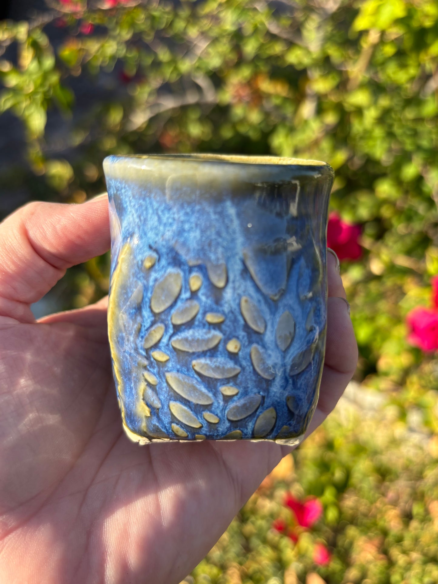 Winter Blue Demitasse Mug