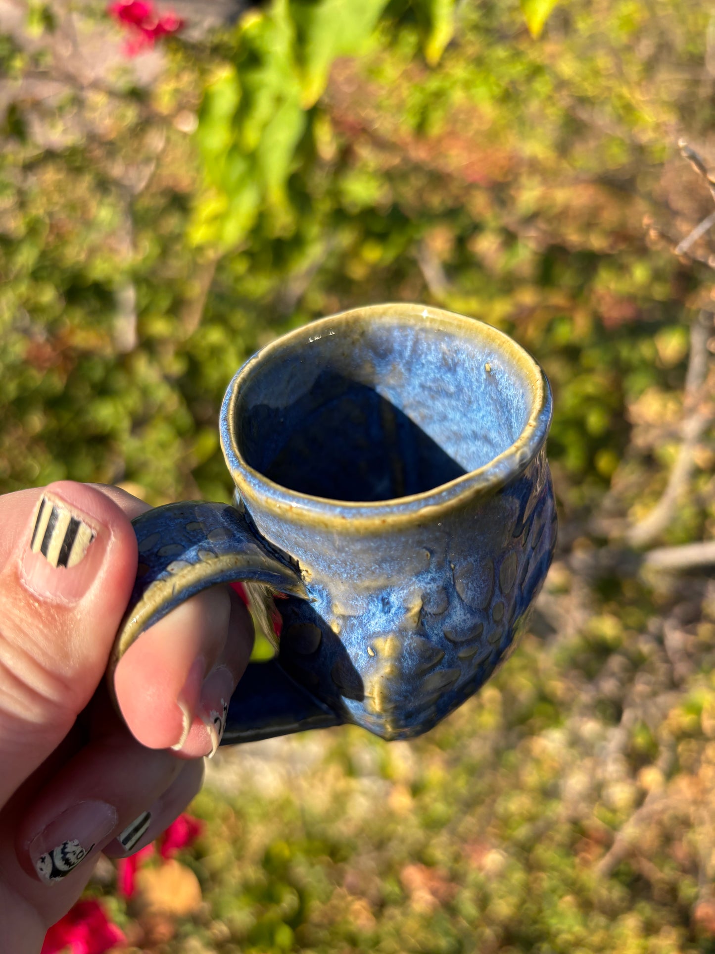 Winter Blue Demitasse Mug